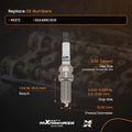 Iridium Platinum Spark Plugs for Maserati Ghibli Levante Quattroporte (2014–2020)