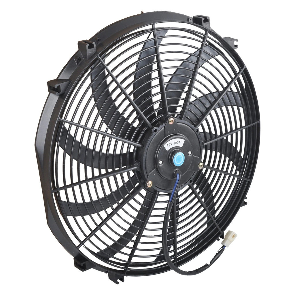16" Slim Electric Radiator Cooling Fan Mount Kit 12V Universal