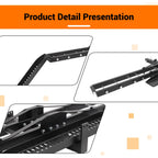 Motorcycle Carrier Hitch Mount Rack Ramp for Scooter Dirt Bike (500 lbs)