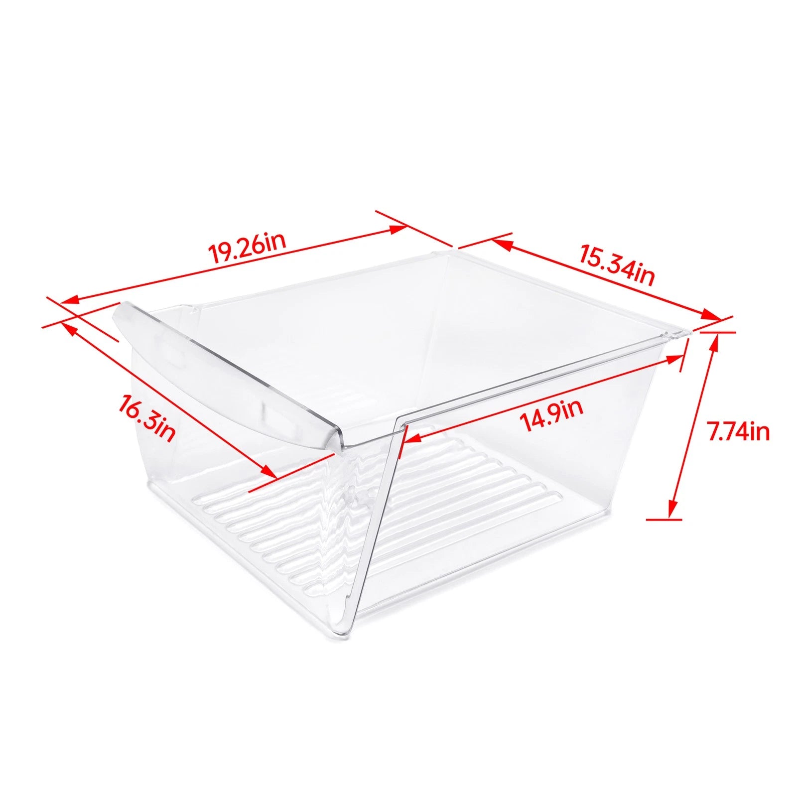 Crisper Pan Drawer for Frigidaire Refrigerator (Compatible)