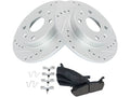 Rear Brake Pad and Rotor Kit for Mazda Miata (1990–1993) ZN394WT