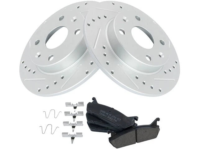 Rear Brake Pad and Rotor Kit for Mazda Miata (1990–1993) ZN394WT