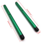 2X Clip-on Handlebars 7/8" for Universal Motorcycles (22mm) Green