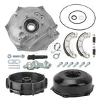Rear Brake Drum Hub Plate Cover Seals Kit for Honda Rancher 420, Foreman 500, 520