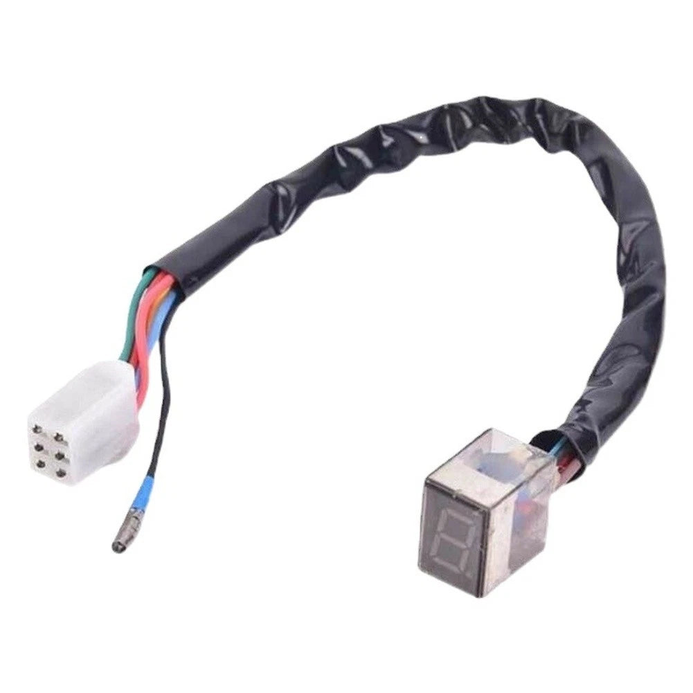 5-Speed Gear Position Monitor with LED Display for Motorcycle