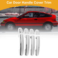 Car Door Handle Cover Trim for Suzuki Swift (2005–2017) Silver Tone