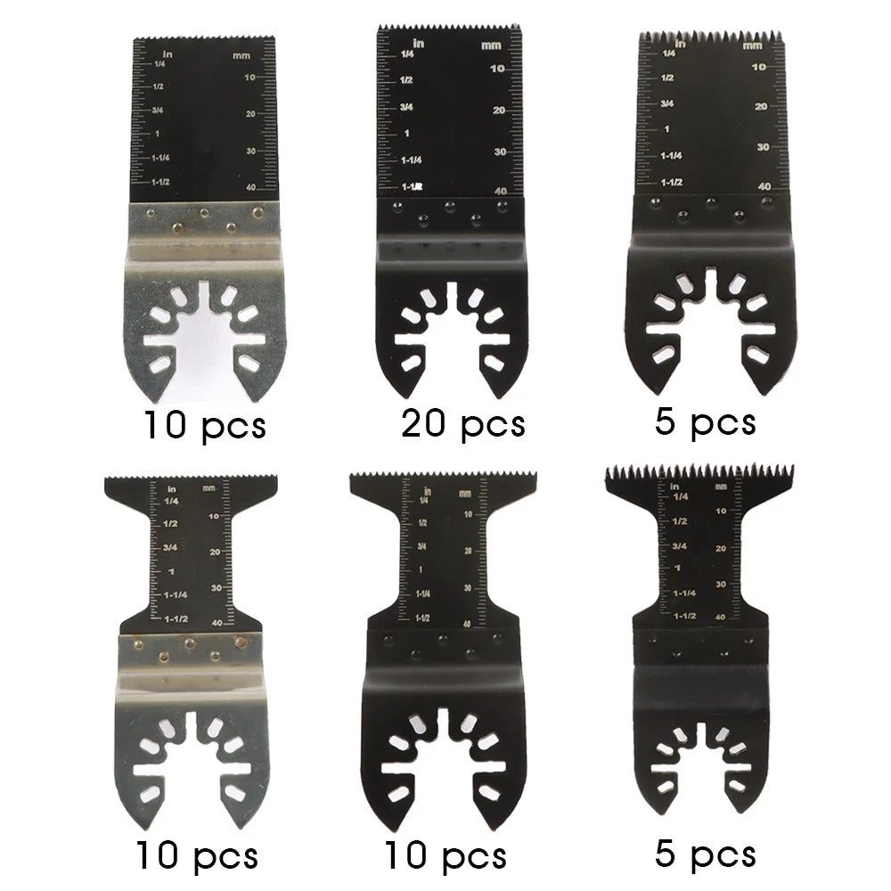 60Pc Oscillating Tool Blades for Universal Multitool