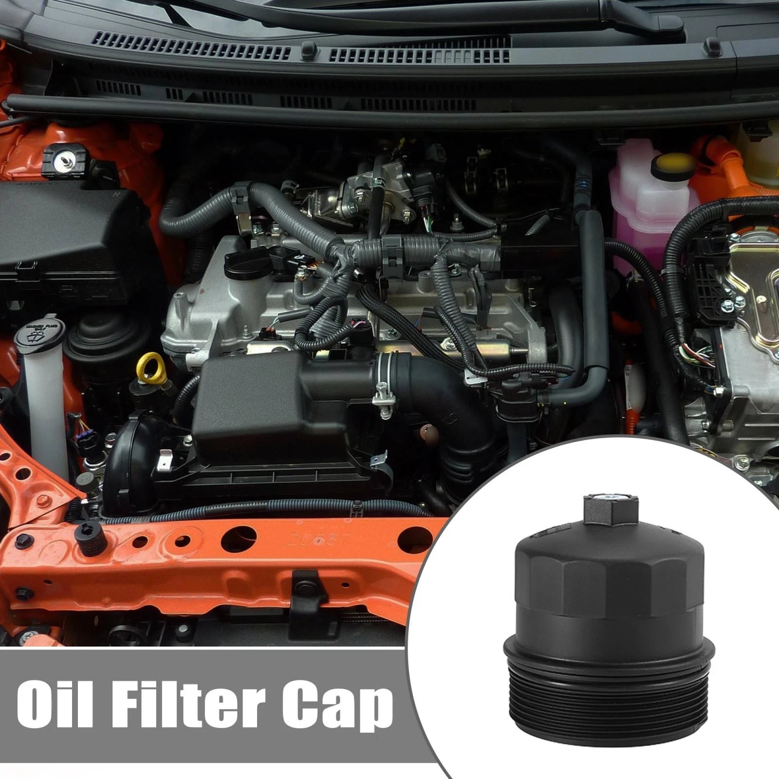 Engine Oil Filter Housing Cover Cap for BMW 650i 750i 550i 750Li (2006–2017) 11427521353