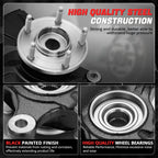 Front Right Loaded Wheel Bearing Knuckle for Ford Escape 2001–2012