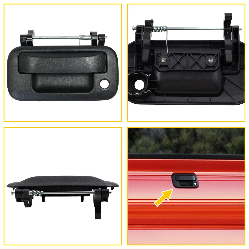 Tailgate Handle for Ford F-150 (2004â2013) Textured Black with Keyhole