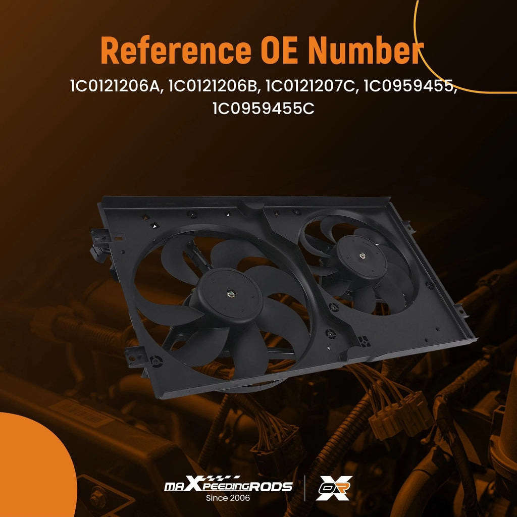 Radiator Cooling Fan Assembly for Volkswagen Beetle (1998-2006)