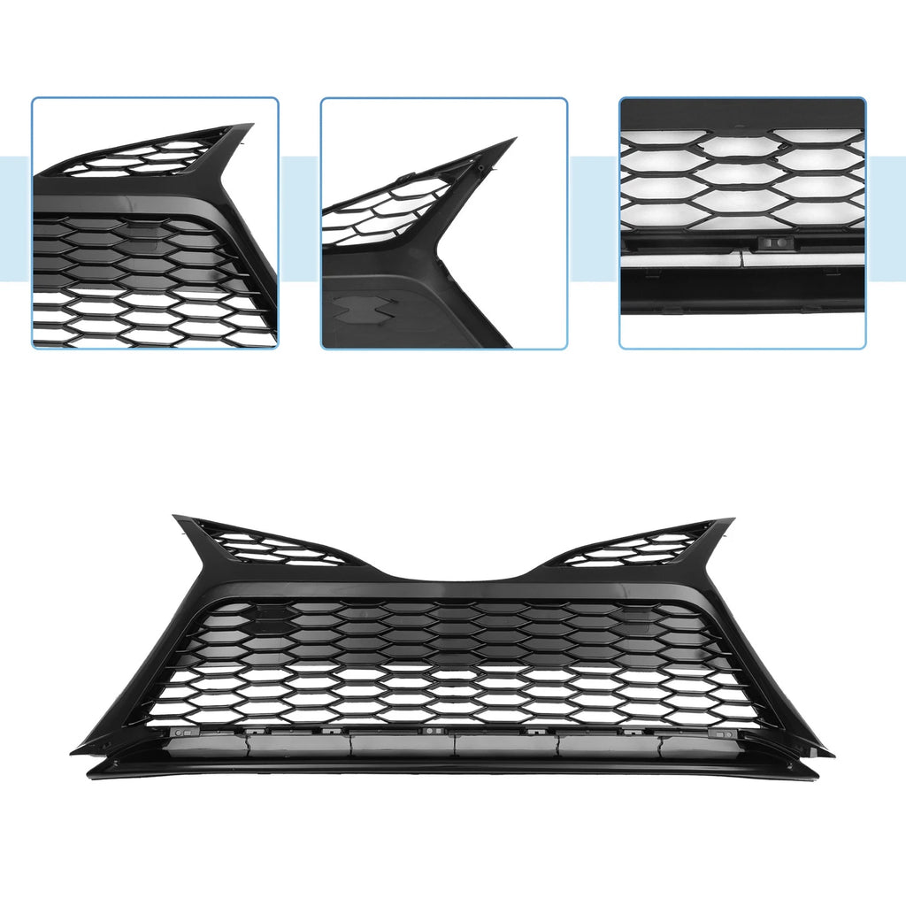 Front Lower Hood Bumper Grille for Toyota Camry SE (2018–2020) Black
