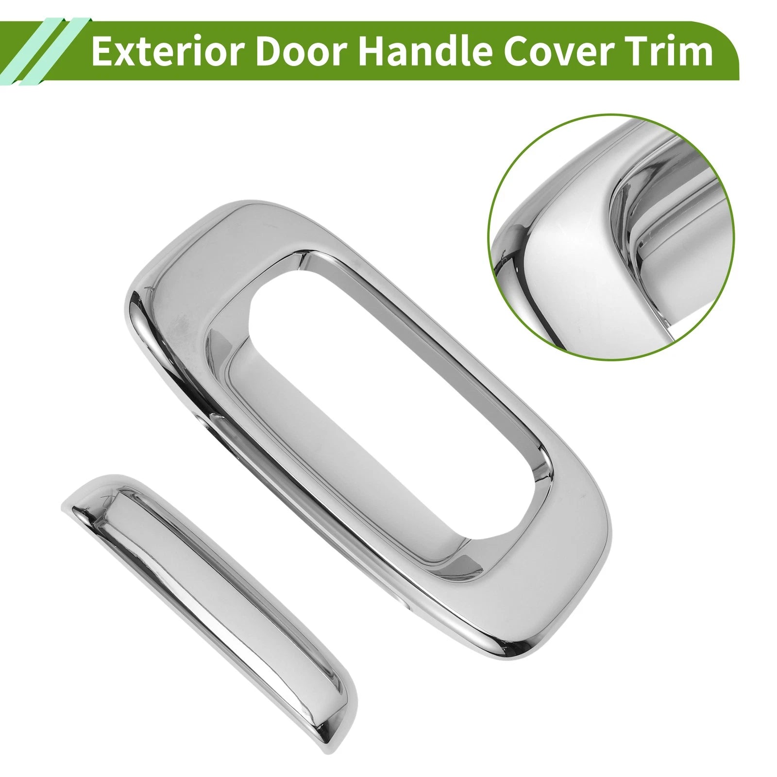 Exterior Door Handle Cover Trim for Chevy Silverado 1500 (1999–2006) ABS