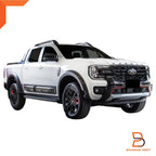 Front Sensor Raptor Style Matte Black Fender Flares for Ford Ranger (22-24)