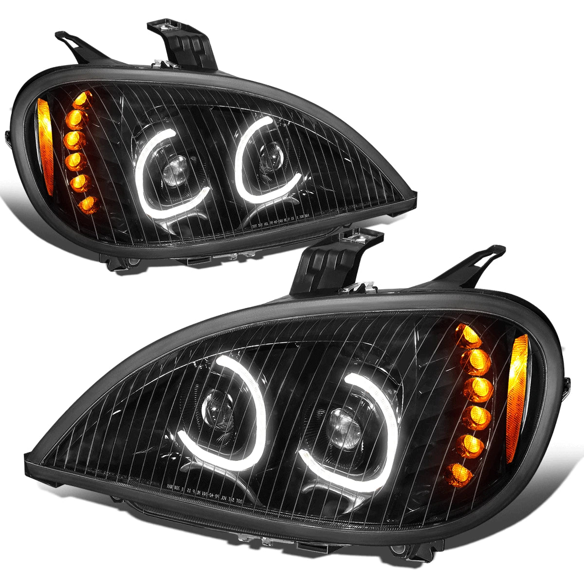 LED DRL + Turn Signal Projector Headlight for Freightliner Columbia (2004–2017)