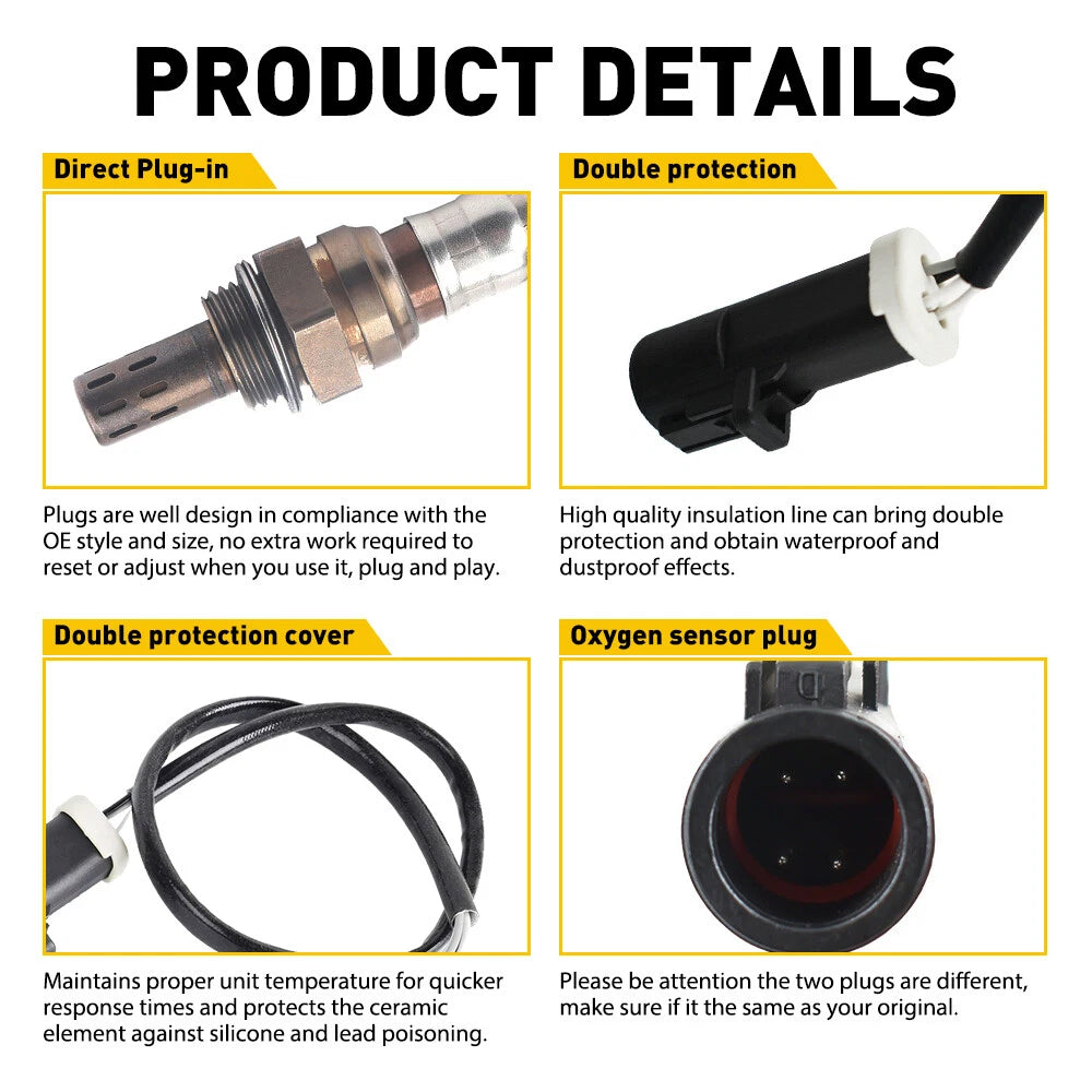 Set of 4 Oxygen Sensors for Ford F150 (1997–2008)