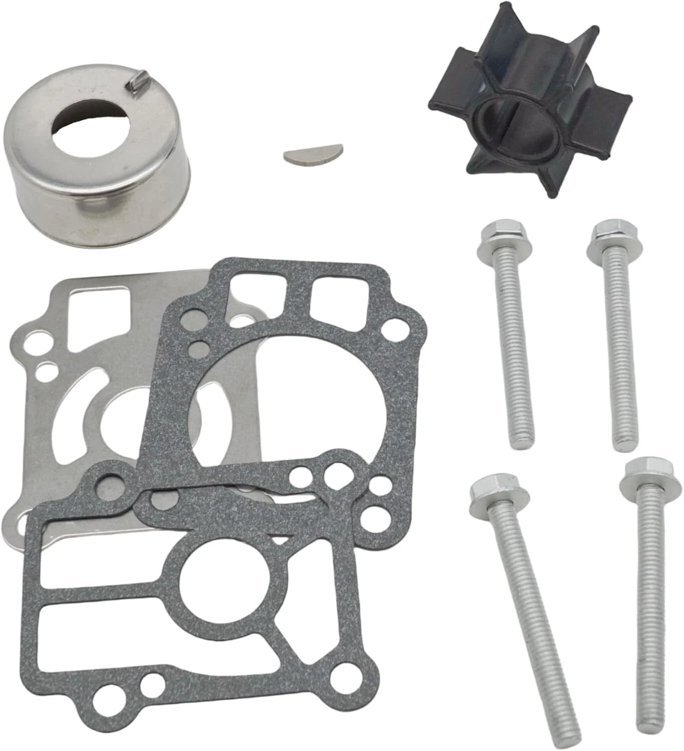 Water Pump Impeller Kit for Tohatsu Outboard 25 30 HP (2-Stroke)