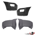 Set of 2 Rear Bumper End Caps for Nissan Xterra (2005–2015) Textured Gray