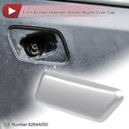 Front Right Washer Nozzle Cover Cap for Mitsubishi Outlander (2006–2018) Silver Tone