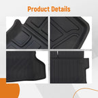 All Weather Cargo Mat for Honda HR-V (2016–2020) Black TPE