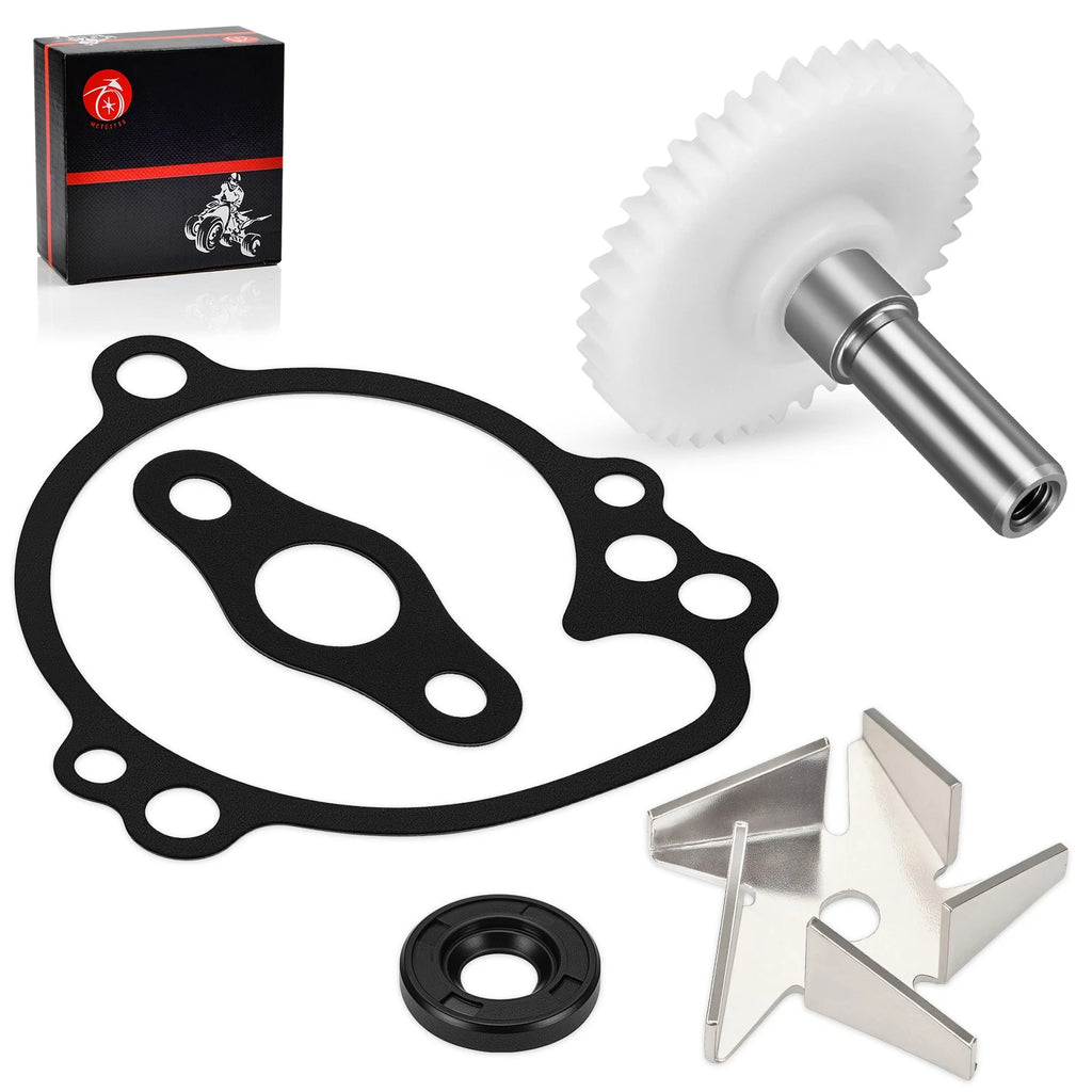 Water Pump Impeller Shaft Gear Gasket for Kawasaki KX65 (2000–2023) 59256-1064, 92049-1359
