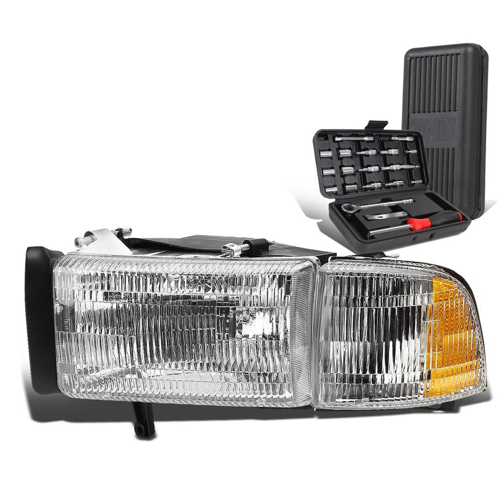 Headlight Corner Lamps Left Side for Dodge Ram Truck (1994–2002) Chrome