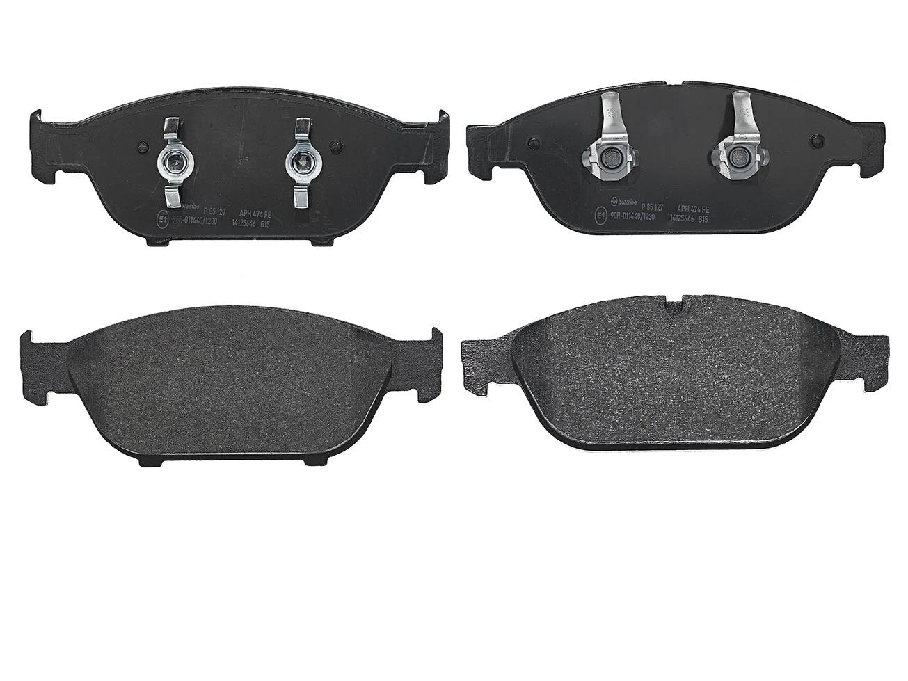 Set of 4 Brembo Front Low Met Brake Pads for Audi A6 A7 A8 (2012–2023)
