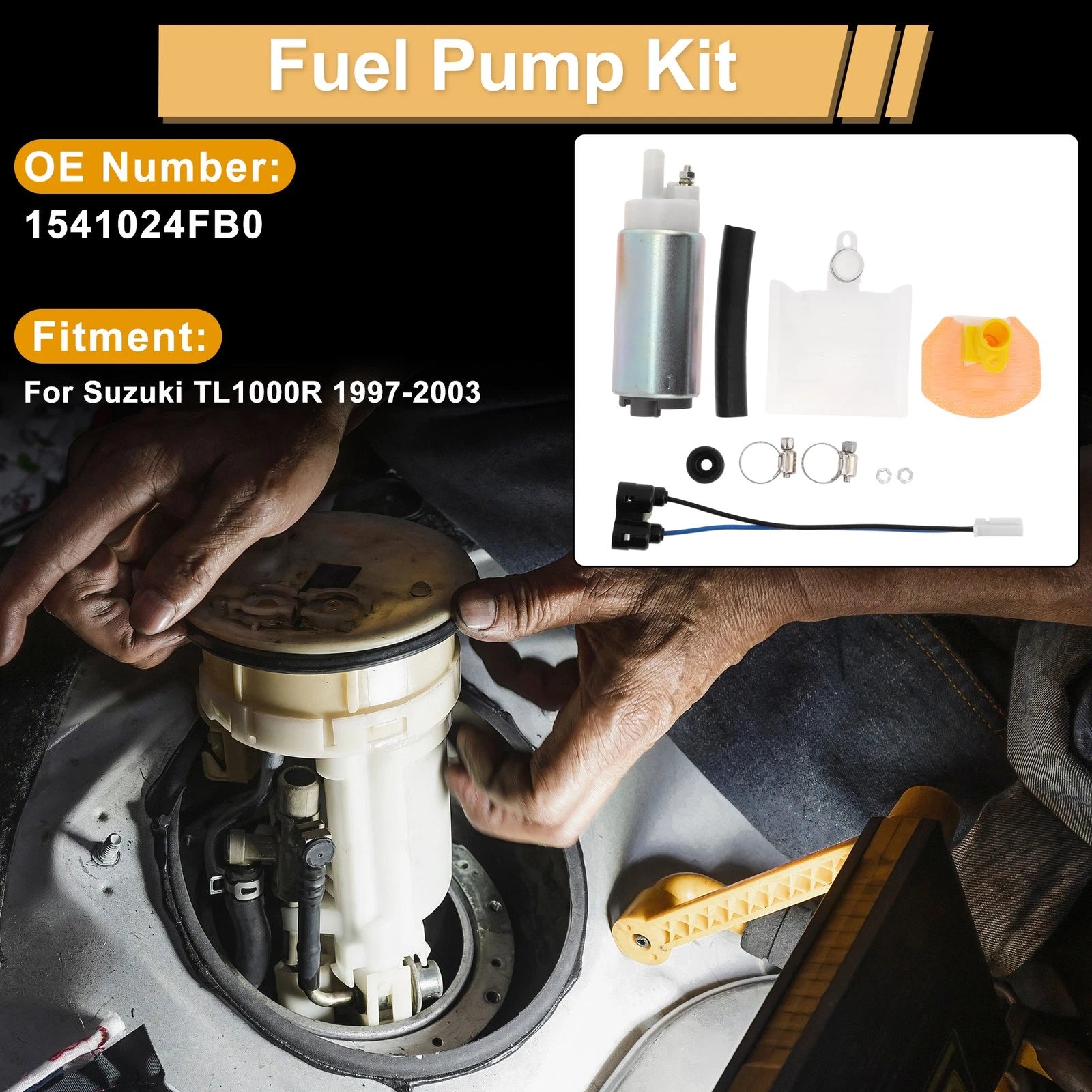 Fuel Pump for Suzuki TL1000R (1997–2003) Replaces 1541024FB0