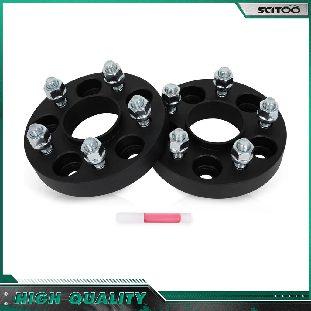2X 1" Hub Centric Wheel Spacers 5x108 12x1.5 for Ford Thunderbird Escape (2000–2005)