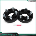 2X 1" Hub Centric Wheel Spacers 5x108 12x1.5 for Ford Thunderbird Escape (2000–2005)