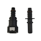 Fuel Line Hose Connector Black Nylon Pipe Connector Quick Release for Vehicle