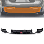Rear Bumper Diffuser Dual Exhaust For BMW 3 Series 325i 323i M Sport 2005-2012