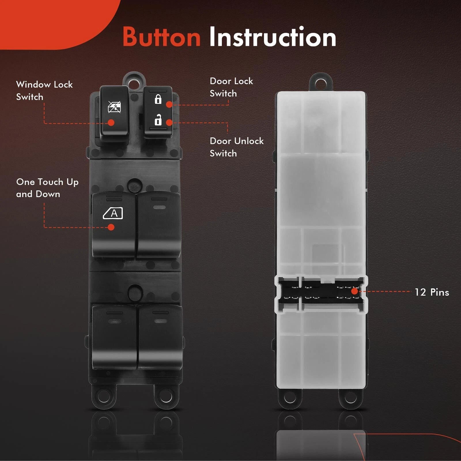 Power Window Switch for Nissan Sentra (2007)