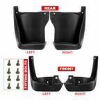 Set of 4 Splash Guards Mud Flaps for Honda Accord Sedan (2008–2012)