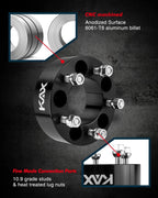 2" Wheel Spacers for 1982–2004 Chevrolet S10 / Blazer (5x4.75) (M12x1.5)