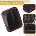 Fuel Tank Door Cap for Toyota RAV4 (2019–2025) Carbon Fiber Black