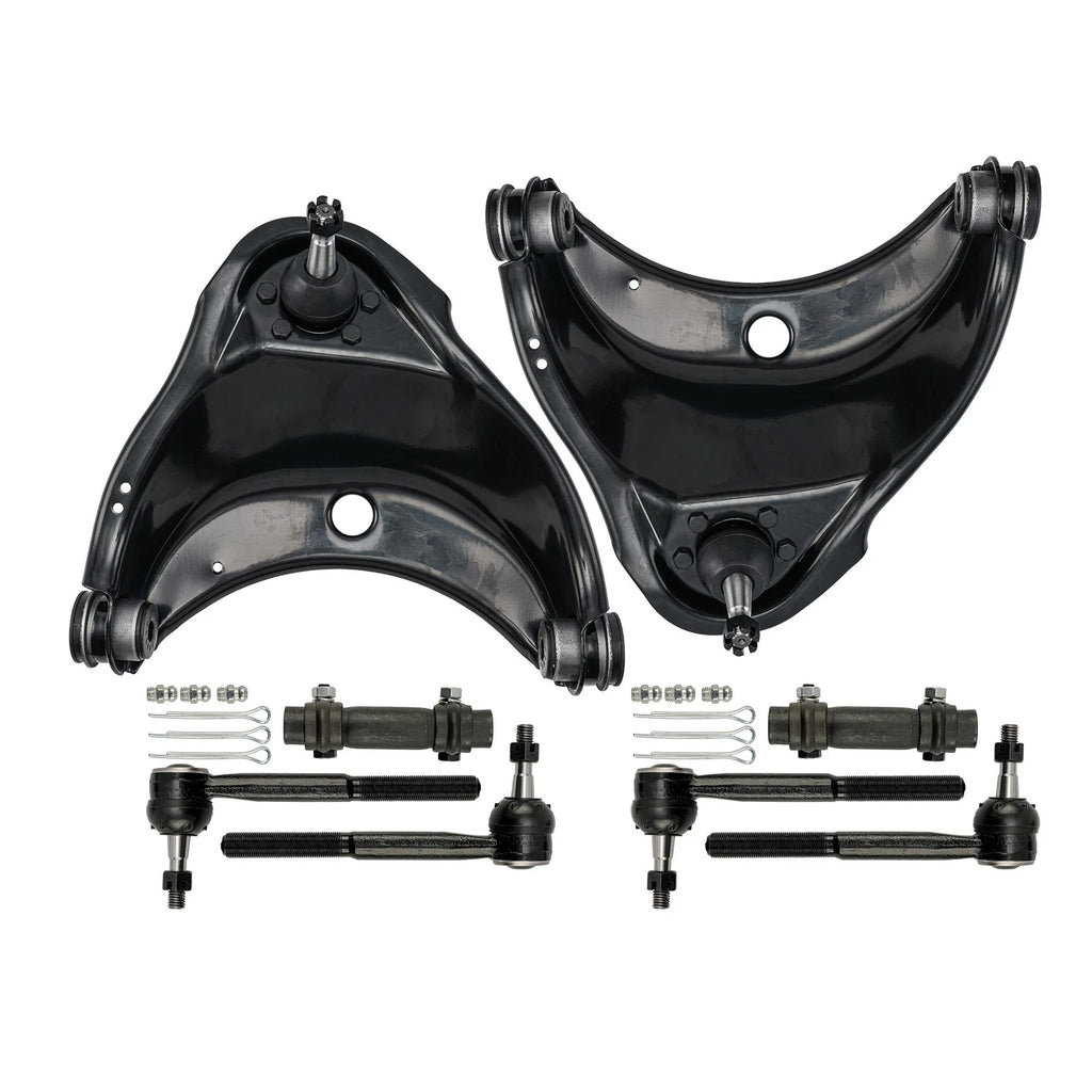 Front Control Arms and Tie Rods Kit for Chevy GMC C1500 C2500 (1988–2000)