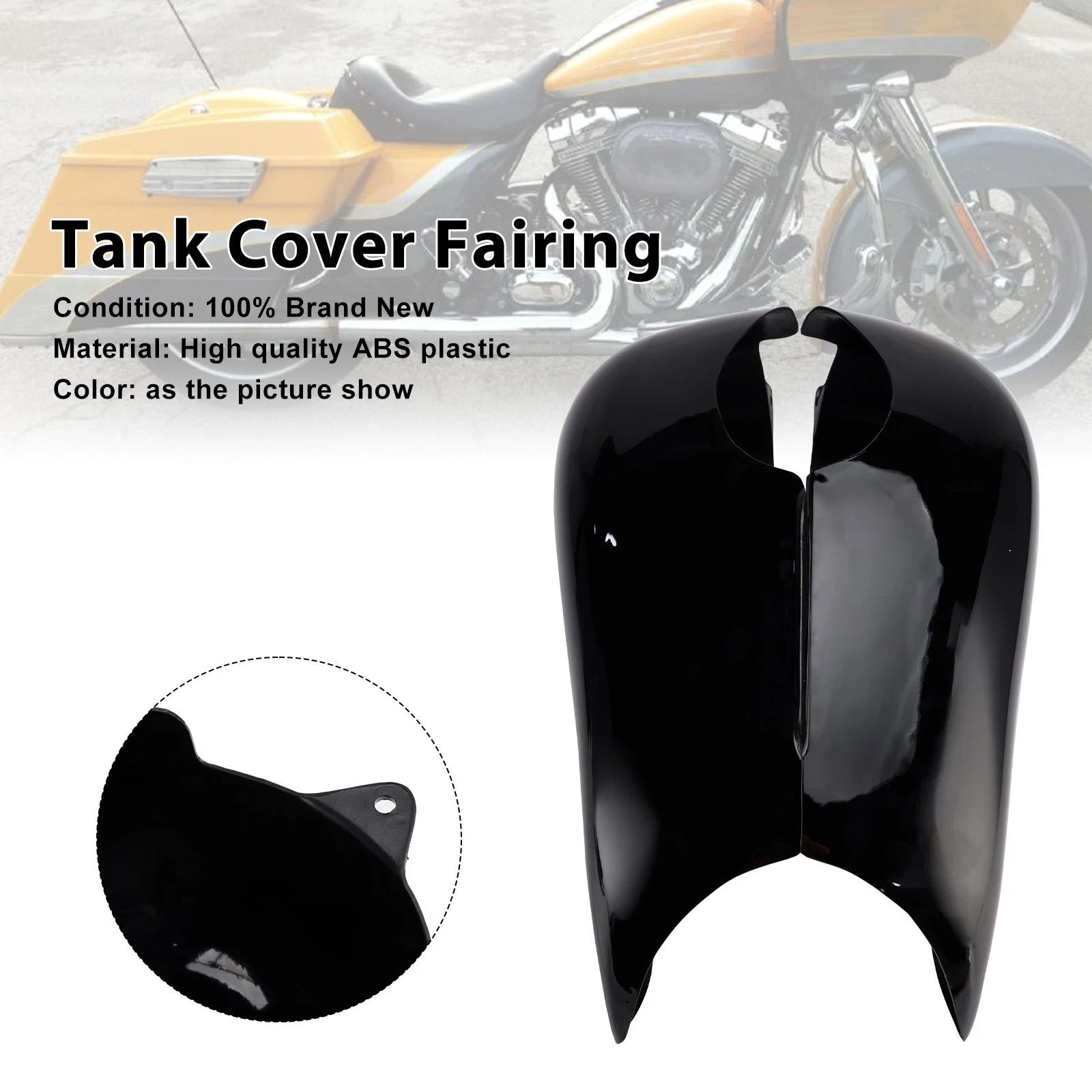 Stretched Tank Cover Fairing for Harley Touring Street Glide & Road Glide (2009–2023)