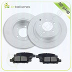 Rear Brake Rotors & Ceramic Pads for Chrysler Dodge Jeep (2007–2017)