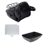 Trunk Backrest Pad Rack Plate for Harley CVO Street Road Glide (2014–2026)