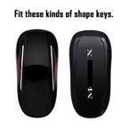 Carbon Fiber Key Fob Case Cover for Tesla Model X (2016-2023)