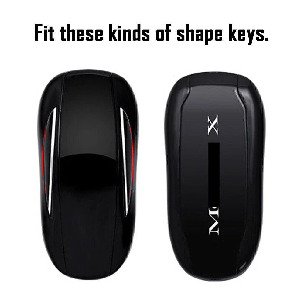 Carbon Fiber Key Fob Case Cover for Tesla Model X (2016-2023)