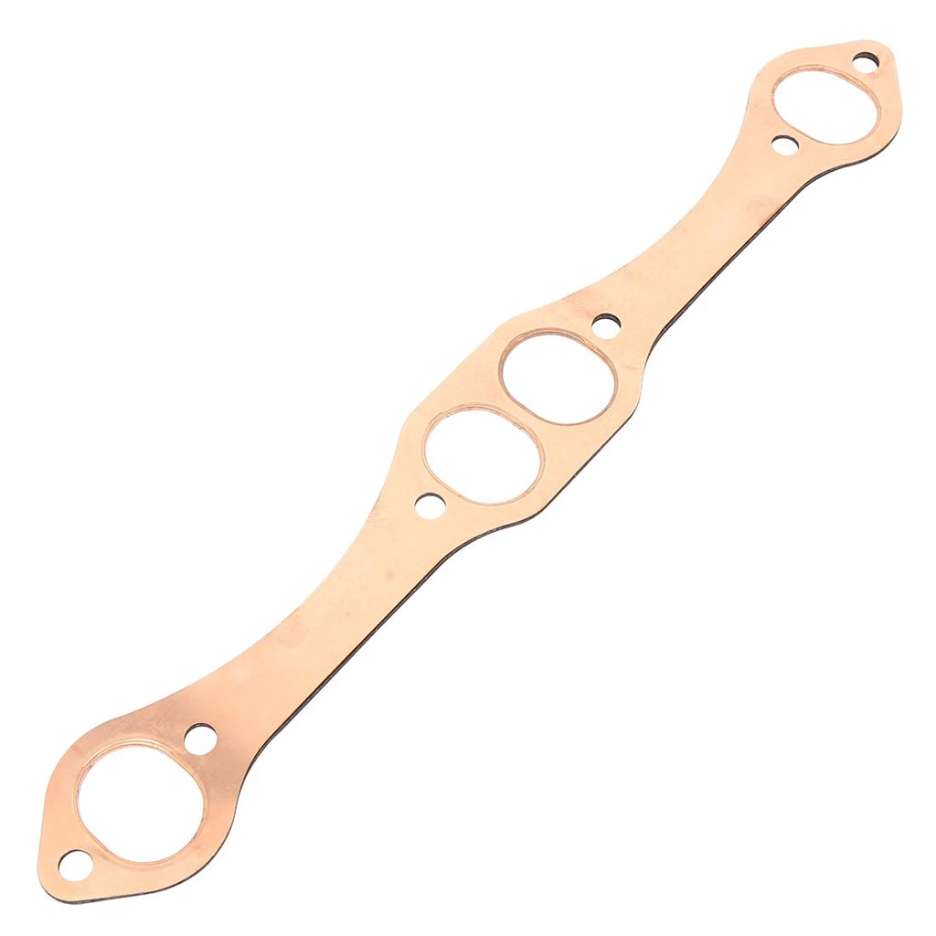 2pcs Exhaust Manifold Gasket for Chevy 327 305 350 383 (1967–1995) Oval Port