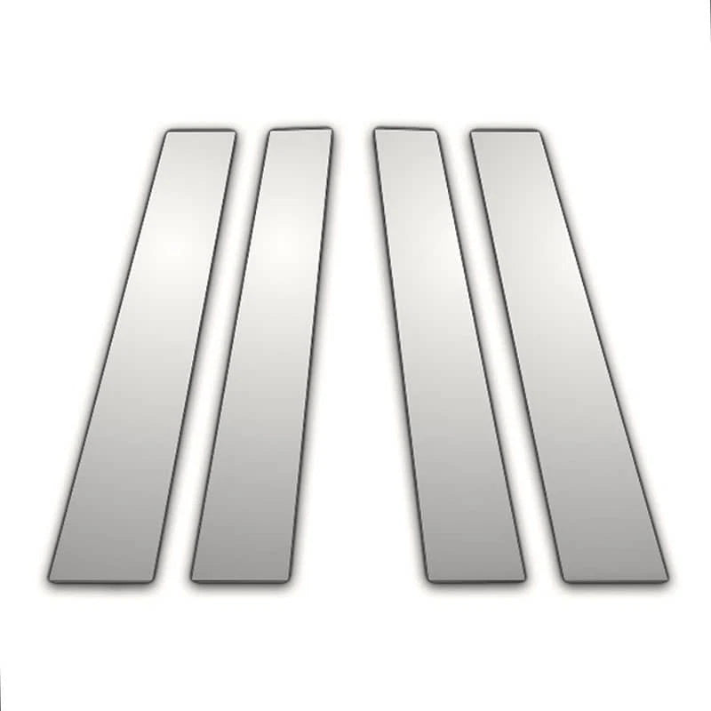 4Pc Chrome Pillar Post Covers Replacement for Ford Escort (1997–2002)
