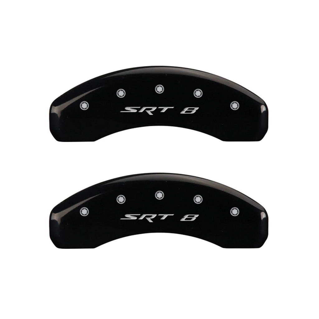 Caliper Covers Front Pair for 2012-2014 Chrysler 300 SRT8 (Black)