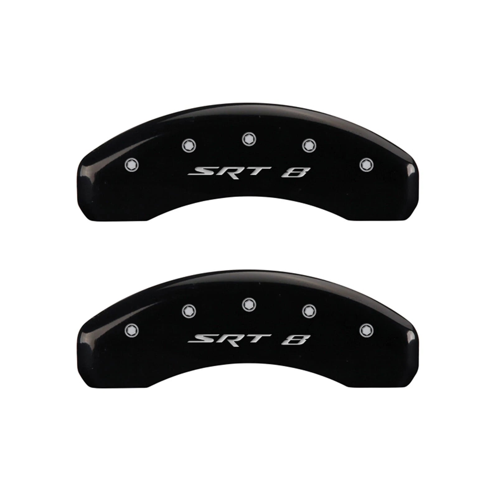 Caliper Covers Front Pair for 2012-2014 Chrysler 300 SRT8 (Black)