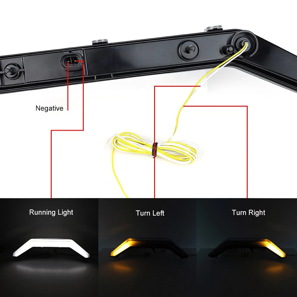 Front Turn Signature Accent Light for Polaris RZR PRO XP/4 Turbo R (2020–2024)