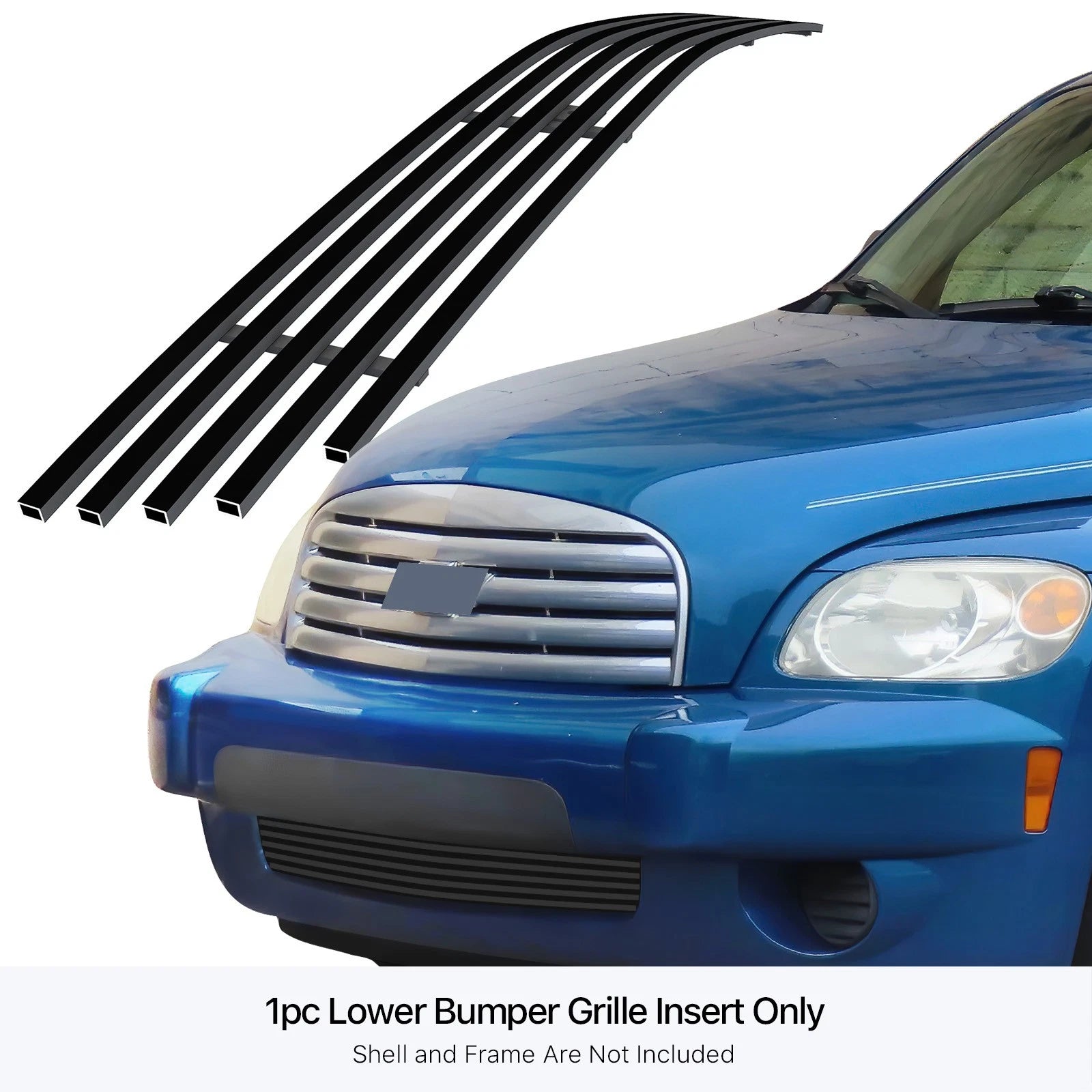Black Billet Grille Insert for Chevy HHR (2006-2010)