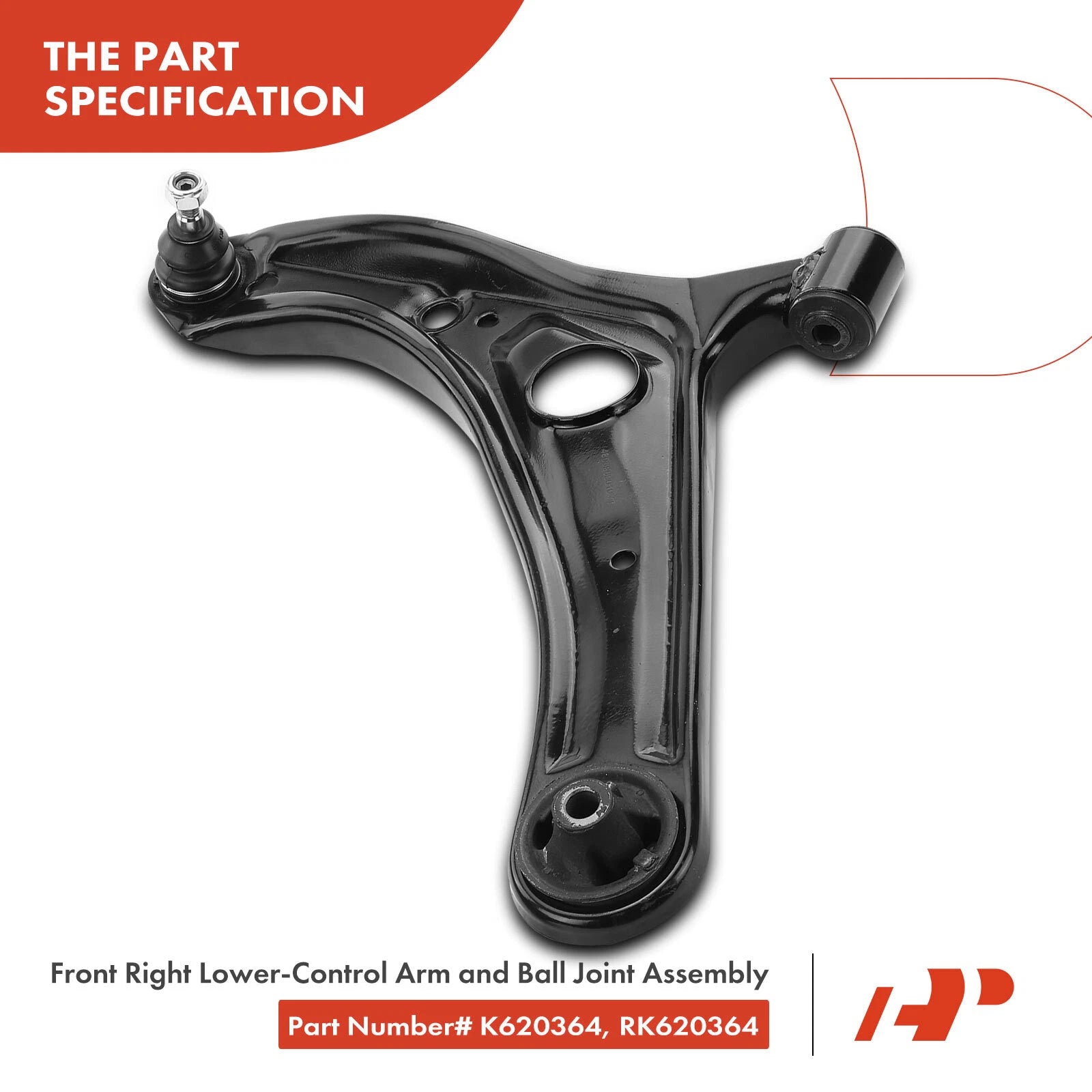 Front Control Arm Stabilizer Bar Link Tie Rod End for Toyota Echo (1999-2005)