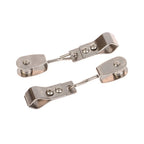 304 Stainless Steel Flat Opening Hinge for Cabinets (1.7x2x1.8cm)